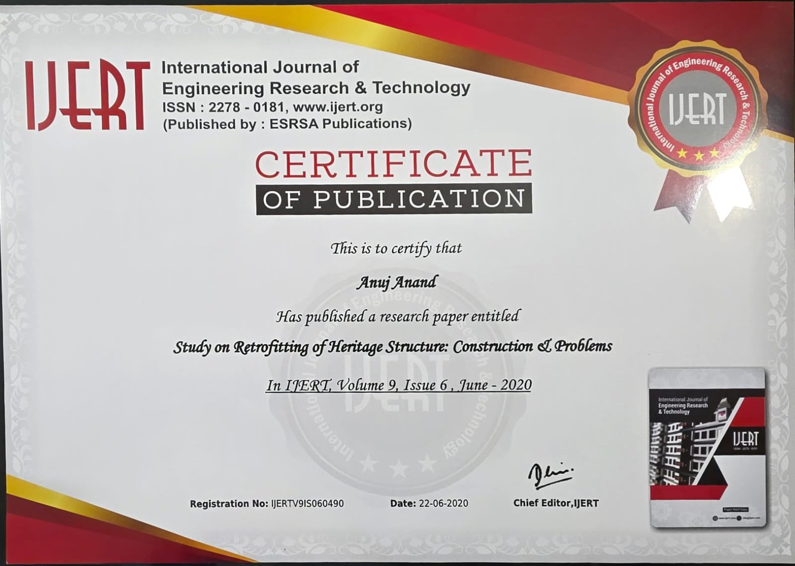 Certificate 5