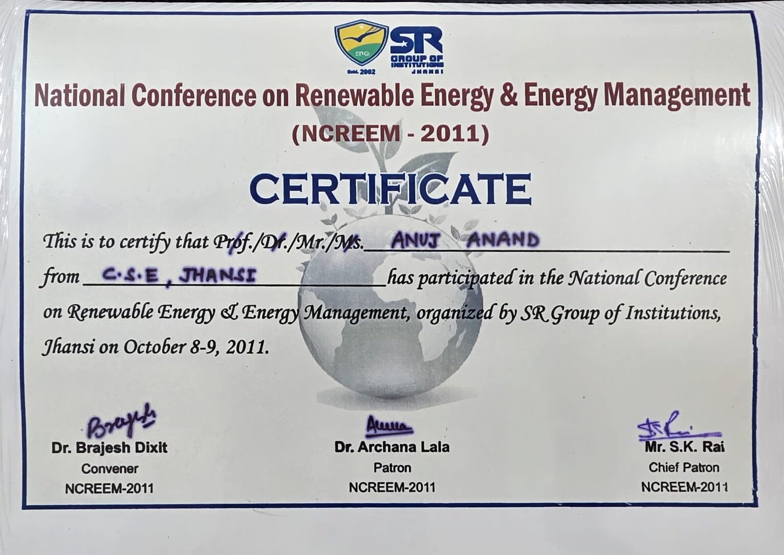 Certificate 9
